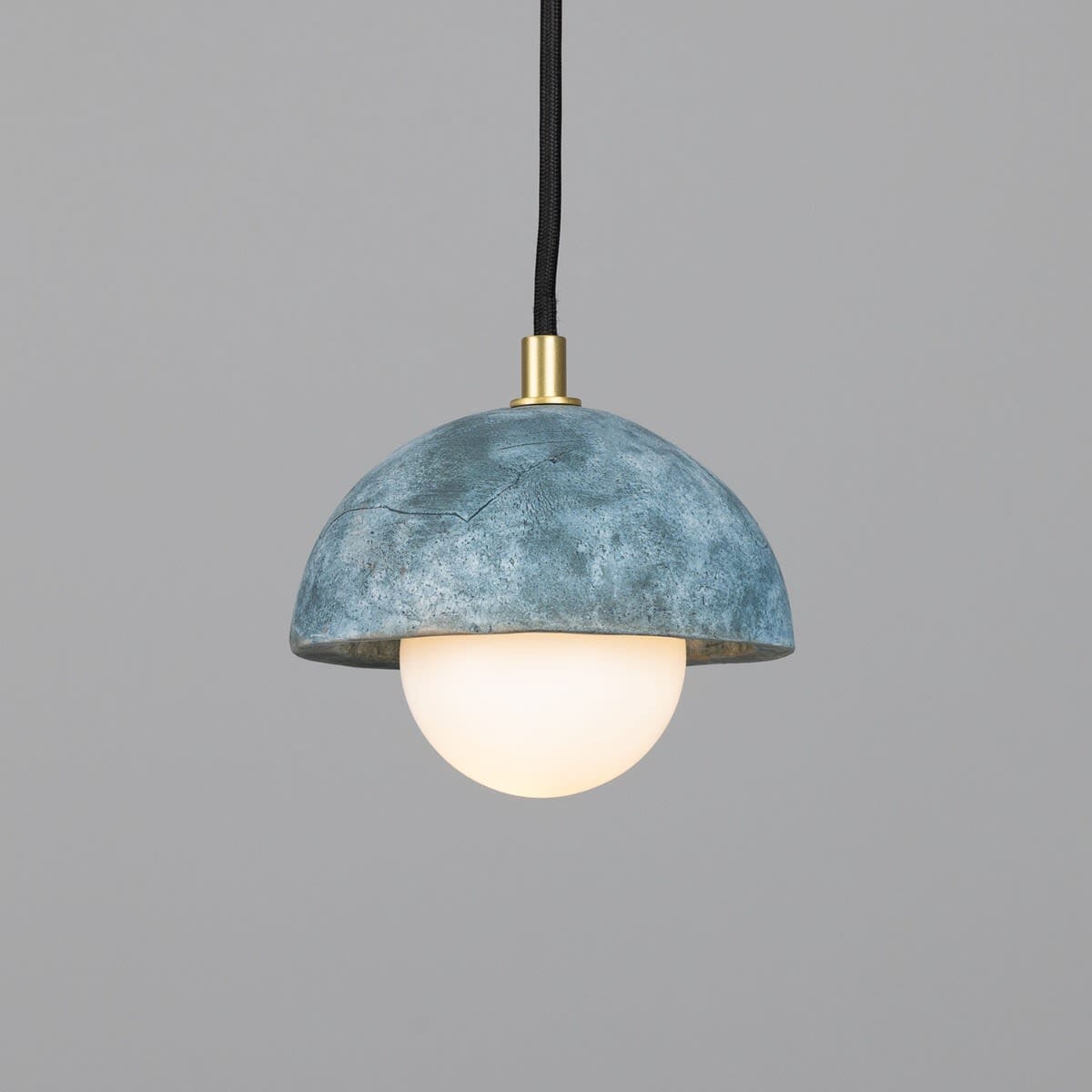 Small Blue Ceramic Pendant Light Fixture - Lusomart