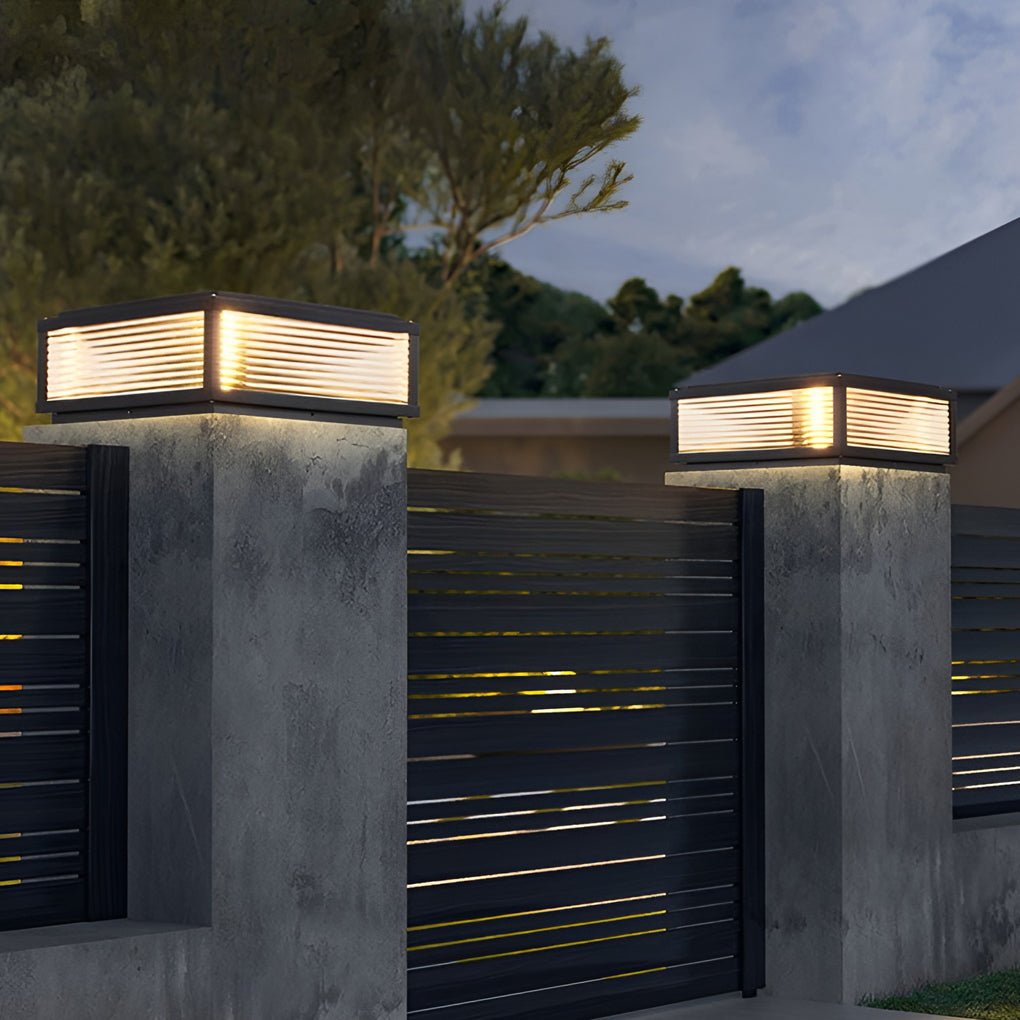 Outdoor Pier Mount LED Lamp with Adjustable Dimming - Lusomart