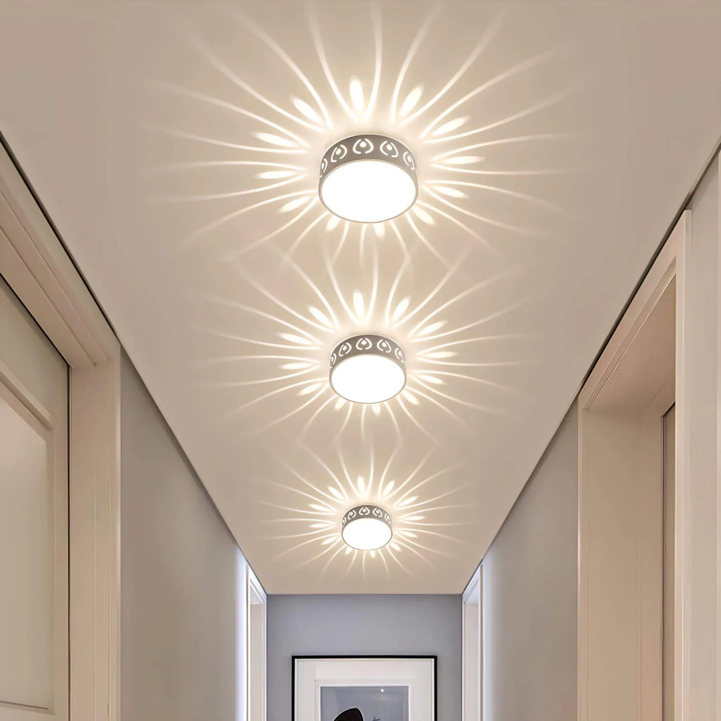 Stylish Overhead Hallway Light – Warm or Cool Tone - Lusomart