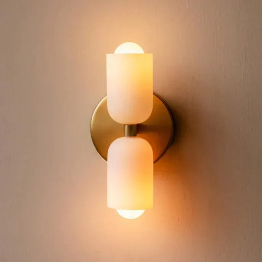 Modern Contemporary Dual Wall Sconce Lights - Lusomart