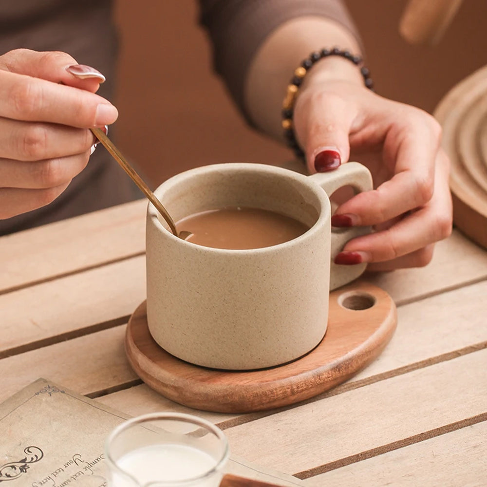 Homemade Ceramic Morning Coffee Mugs