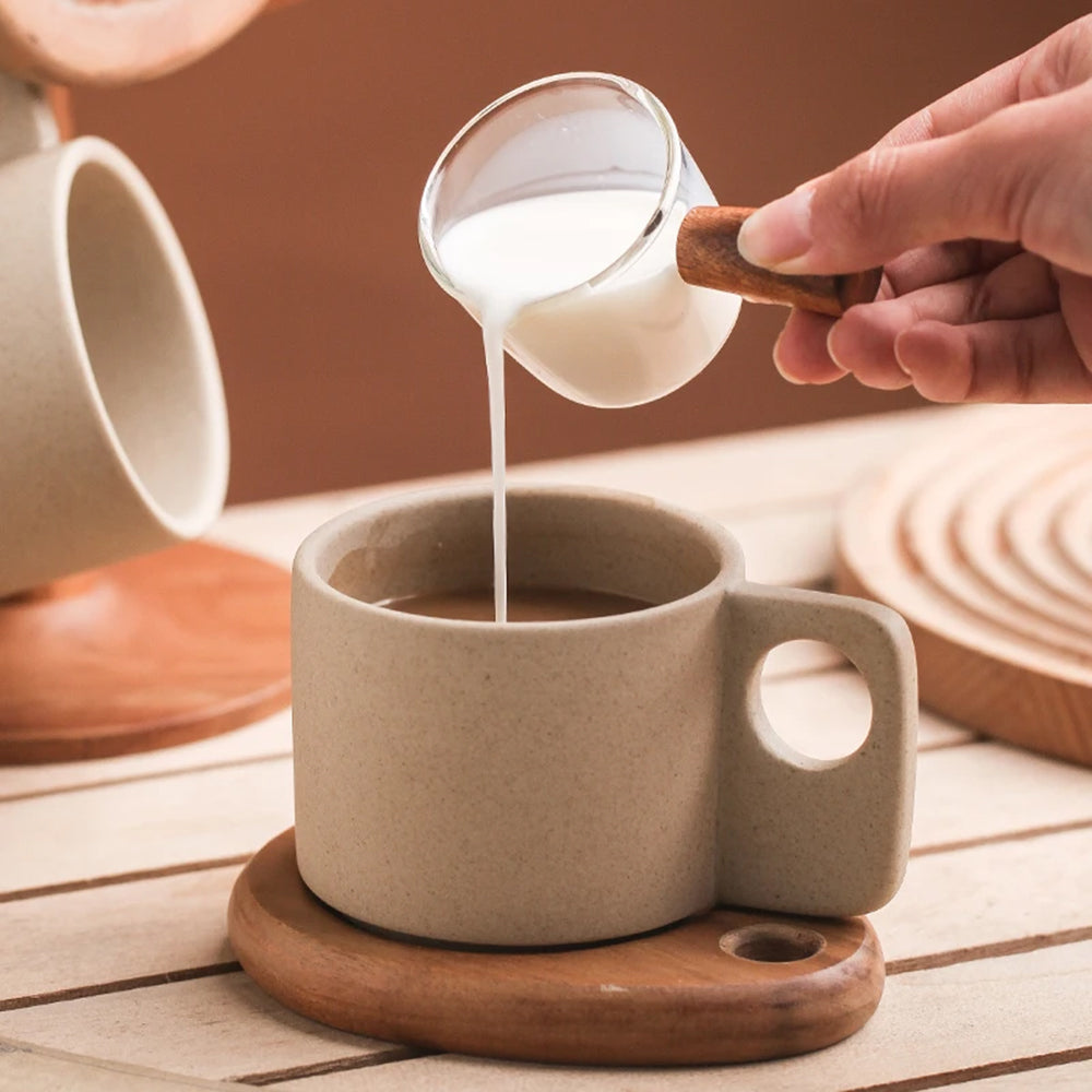 Homemade Ceramic Morning Coffee Mugs