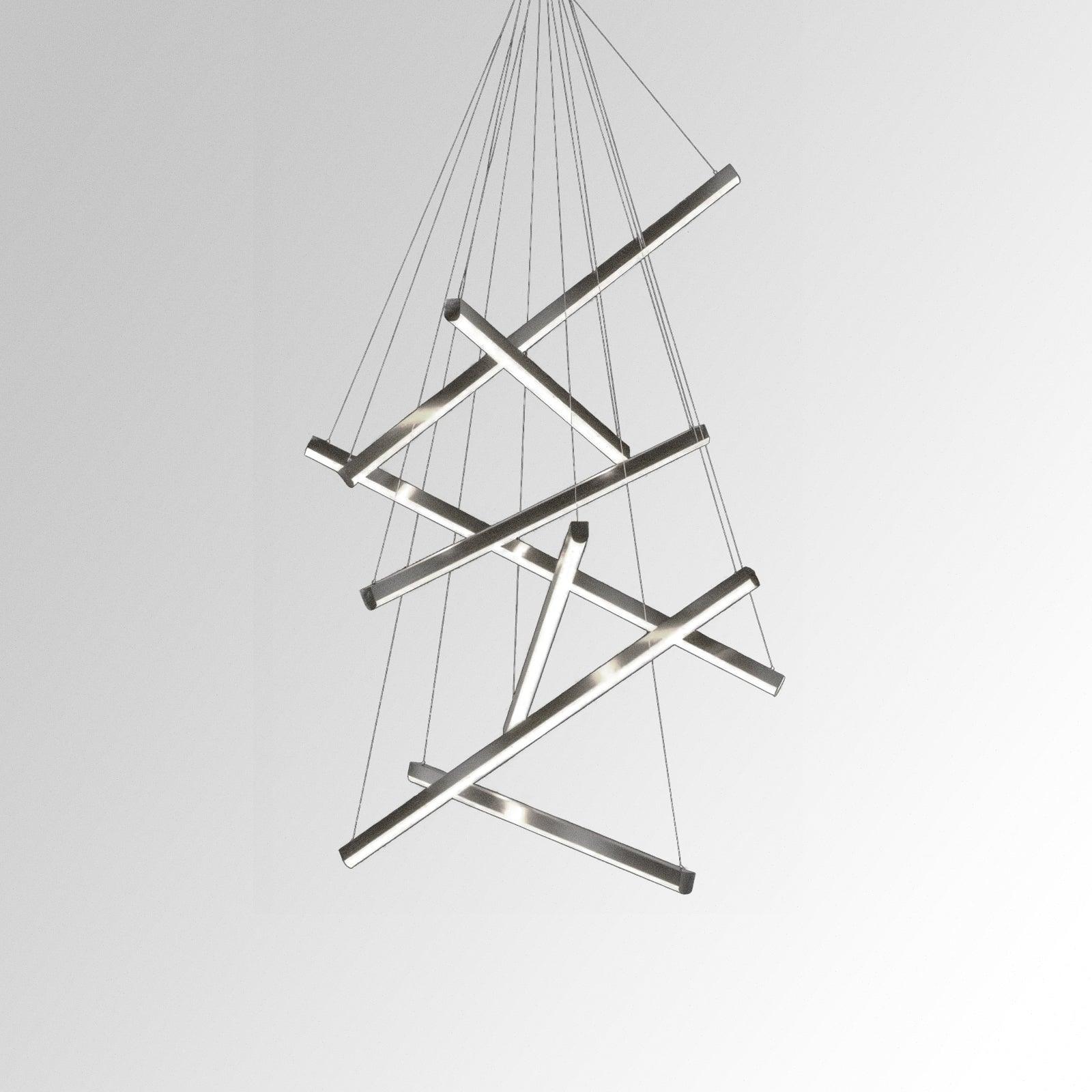 Layered Glass Pendant Chandelier - Lusomart