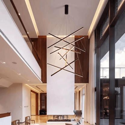 Layered Glass Pendant Chandelier