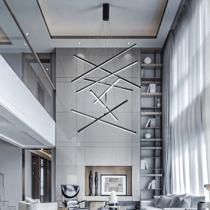 Layered Glass Pendant Chandelier