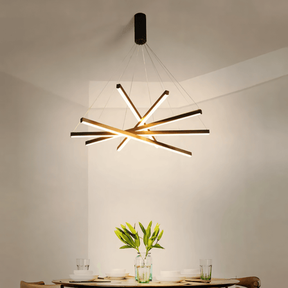 Layered Glass Pendant Chandelier