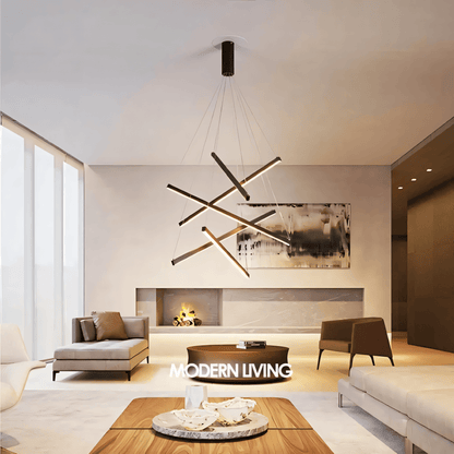 Layered Glass Pendant Chandelier