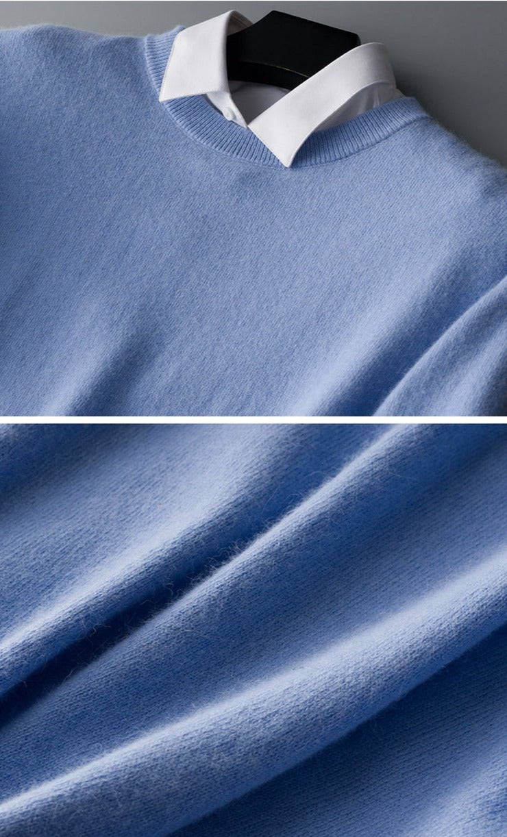 Luxurious Cashmere Crew Neck Sweater