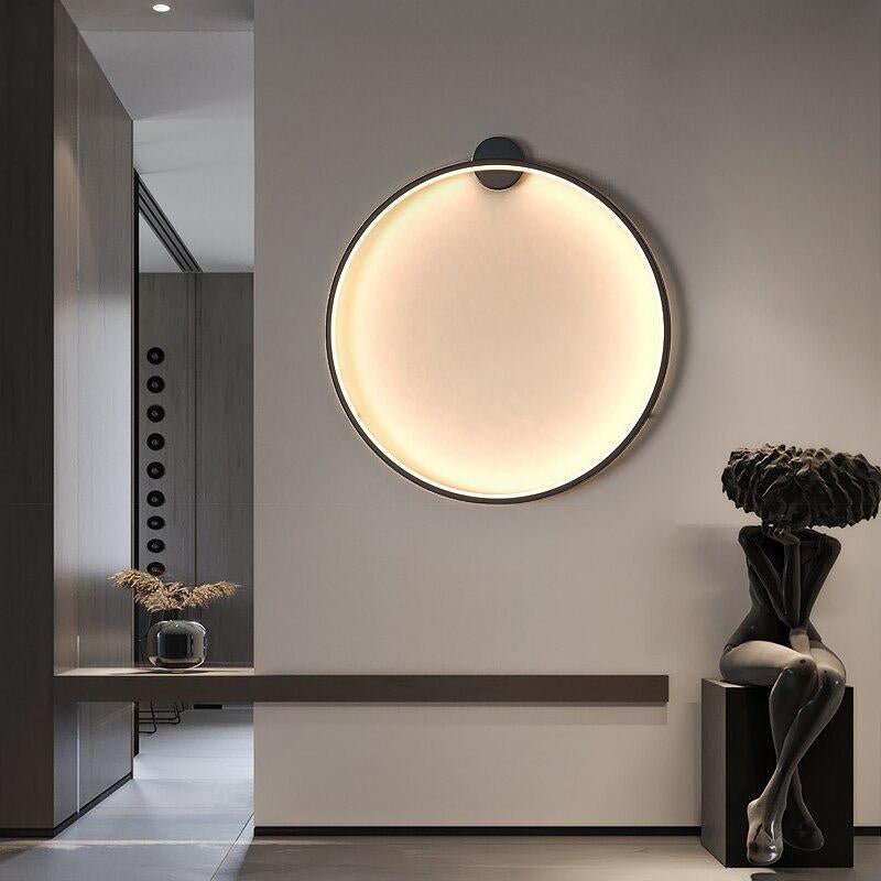 Simple Round LED Wall Lamp for Contemporary Homes