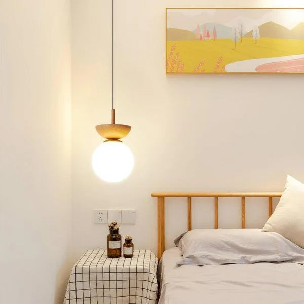 Rustic Wooden Pendant Lamp For Modern Homes