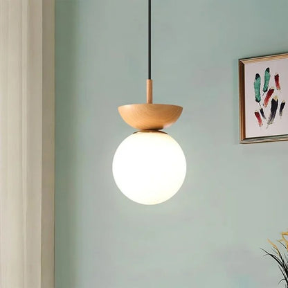 Rustic Wooden Pendant Lamp For Modern Homes