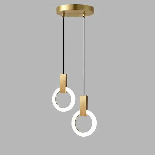 Stylish Round LED Hanging Light - Lusomart
