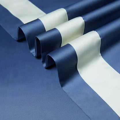 Luxurious Egyptian Cotton Duvet Cover Set with Classic Trim