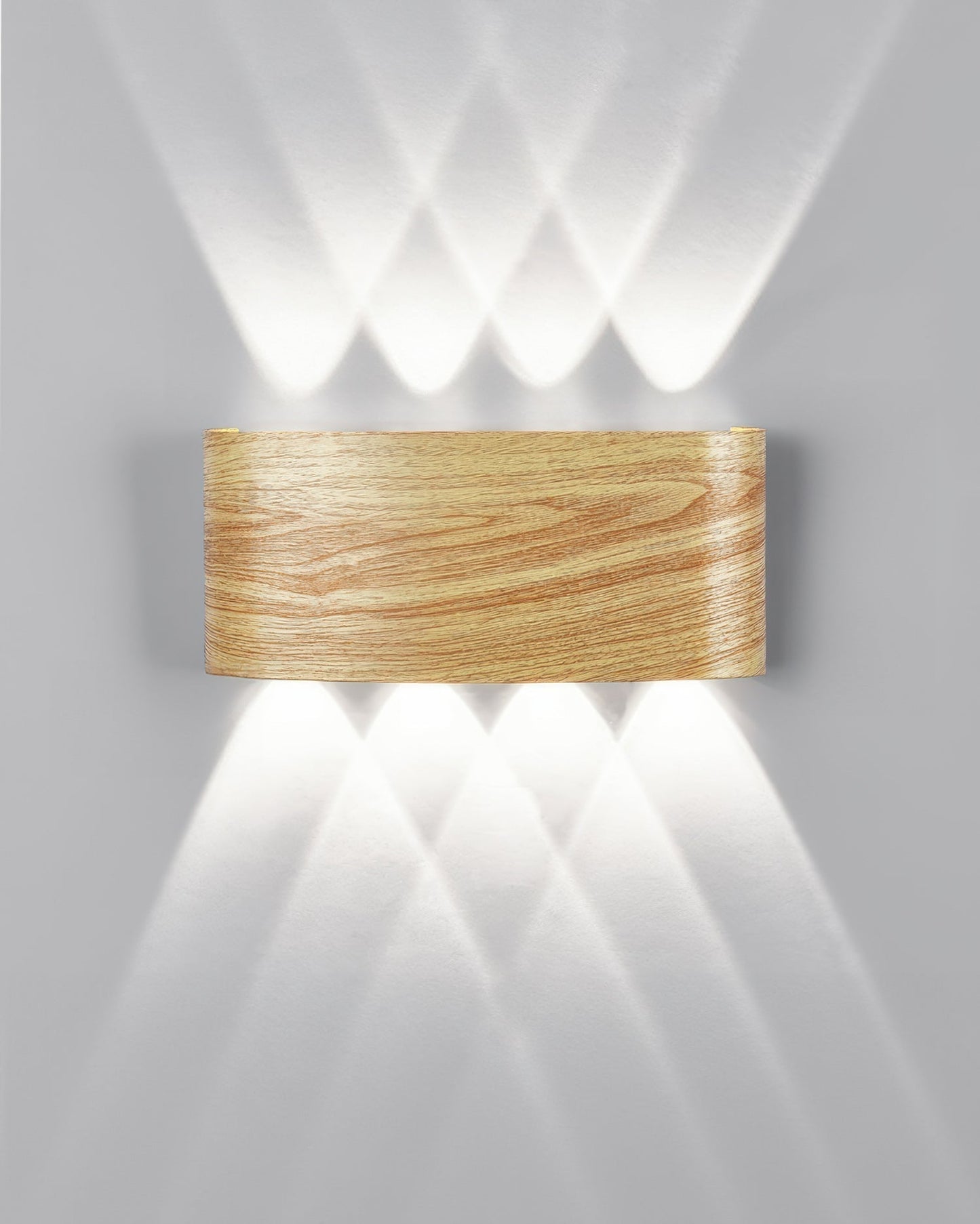 Rustic Wood LED Outdoor Wall Light Waterproof