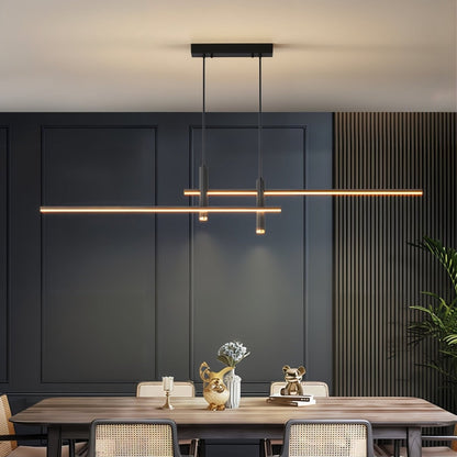 Contemporary LED Hanging Light - Adjustable & Dimmable - Lusomart