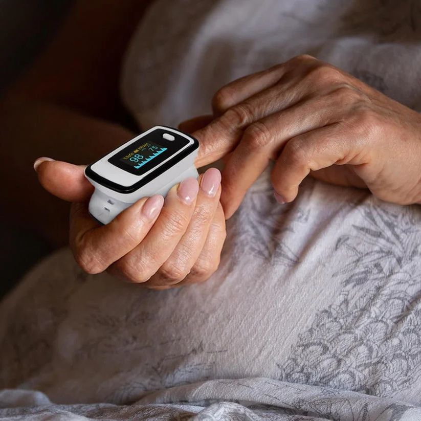 Accurate Digital Finger Pulse Oximeter For Blood Oxygen Level
