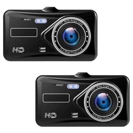 HD Dual Lens Car Camera Front Rear 1080p 4 Inch Screen
