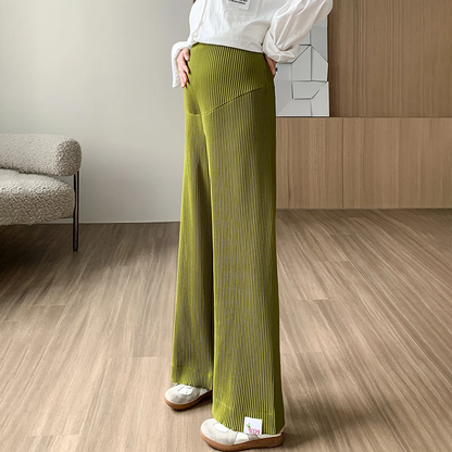 Floral Ruffled Belly Pants