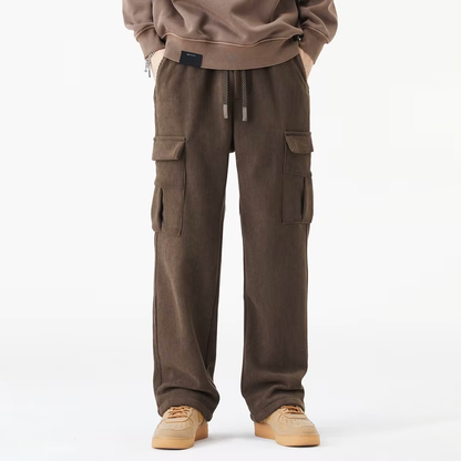 Warm Corduroy Fleece Lined Pants