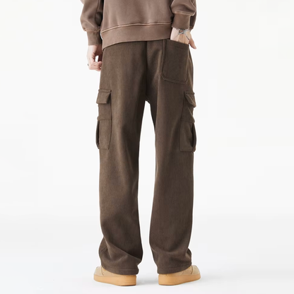 Warm Corduroy Fleece Lined Pants