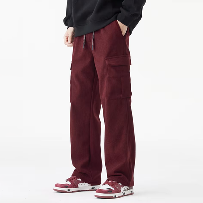 Warm Corduroy Fleece Lined Pants