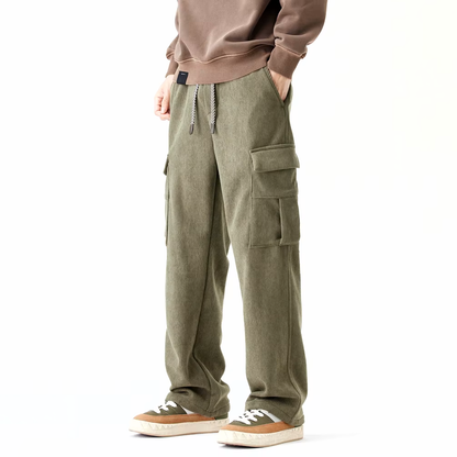 Warm Corduroy Fleece Lined Pants