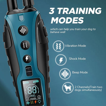 Advanced Remote Control Dog Trainer 2000m Range