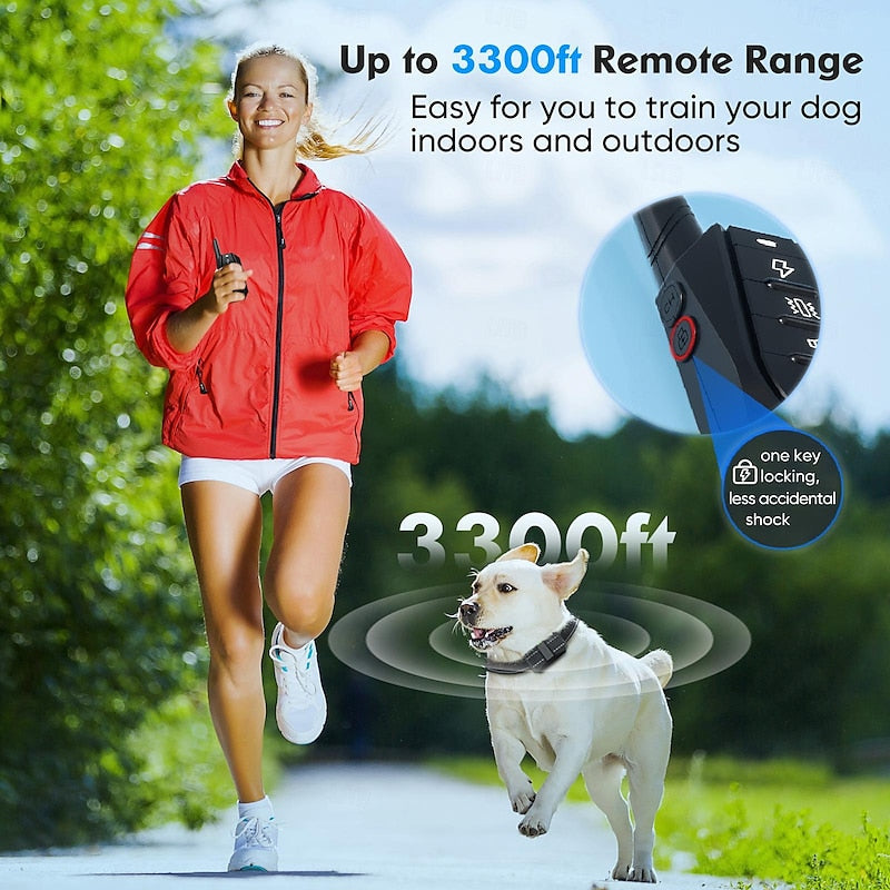 Advanced Remote Control Waterproof Dog Training Collar