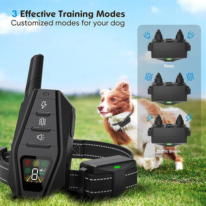 Advanced Remote Control Waterproof Dog Training Collar