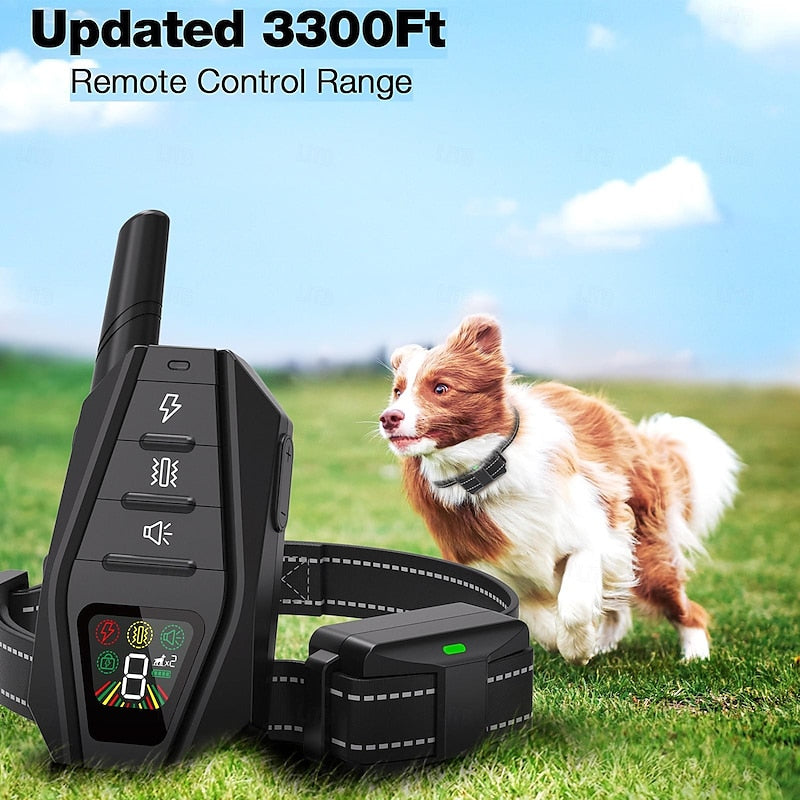 Advanced Remote Control Waterproof Dog Training Collar