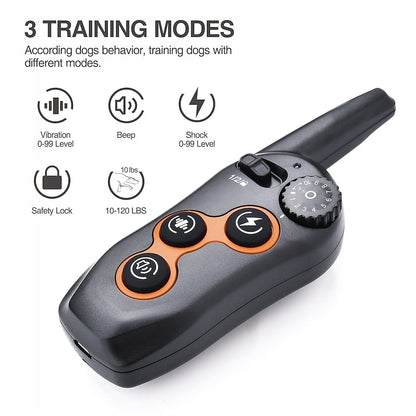 Advanced Remote Training Collar with Adjustable Vibe & Shock