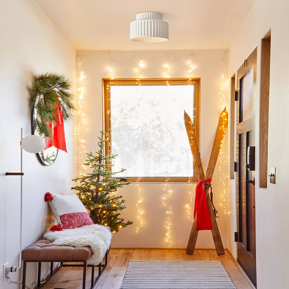 Soft Cream Drum Pendant Ceiling Light Fixture