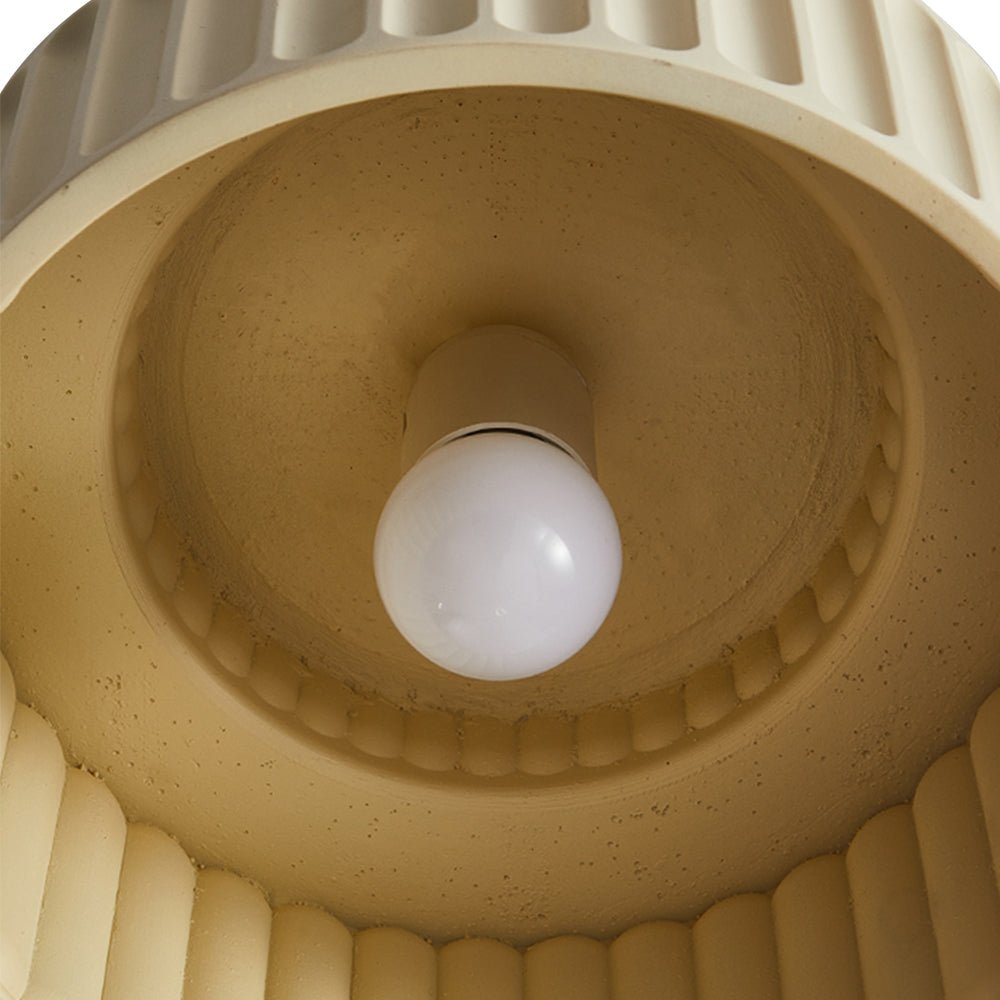 Soft Cream Drum Pendant Ceiling Light Fixture
