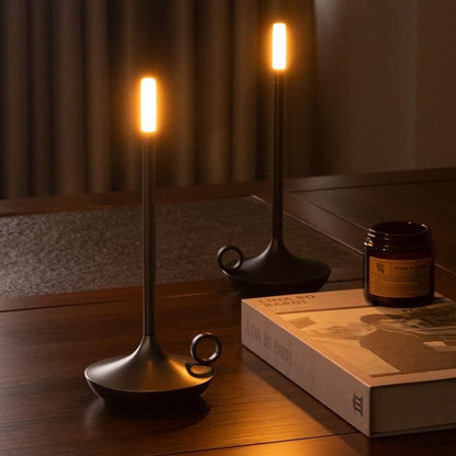 Contemporary LED Table Lamp - Portable Dimmable Light