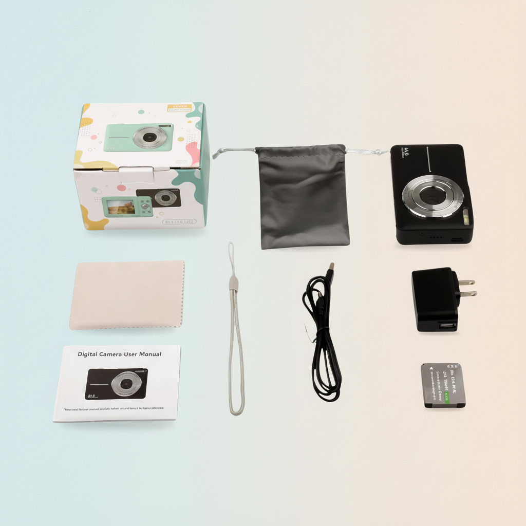 Retro Style Compact Digital Camera 1080p