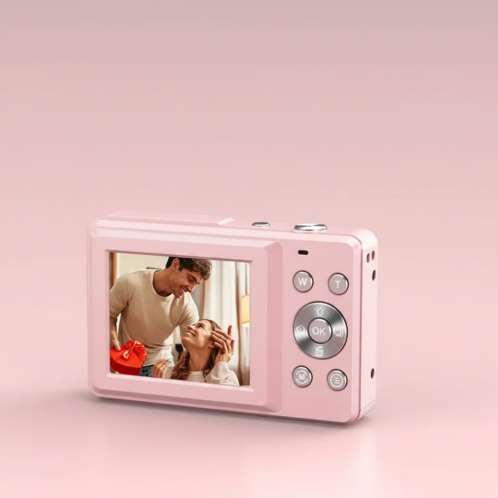 Retro Style Compact Digital Camera 1080p