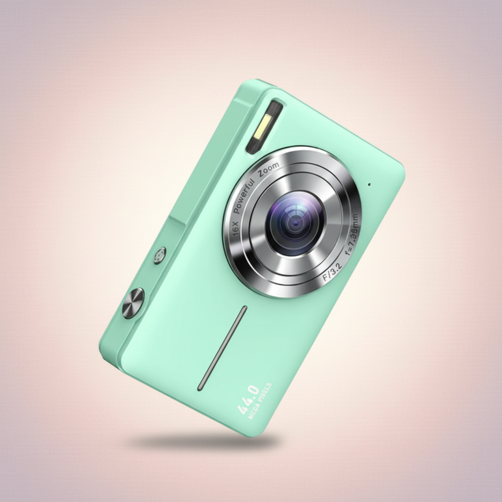 Retro Style Compact Digital Camera 1080p