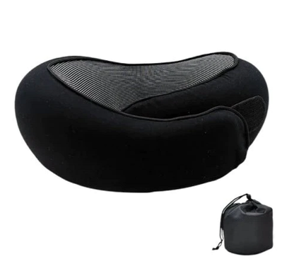 Soft Travel Neck Pillow with Memory Foam Support