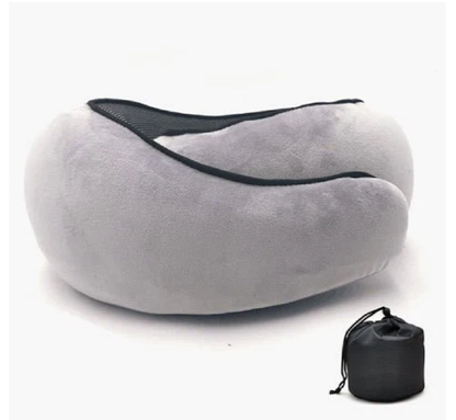 Soft Travel Neck Pillow with Memory Foam Support