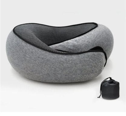 Soft Travel Neck Pillow with Memory Foam Support