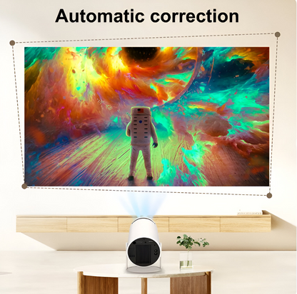 Compact Portable WiFi Projector with Bluetooth