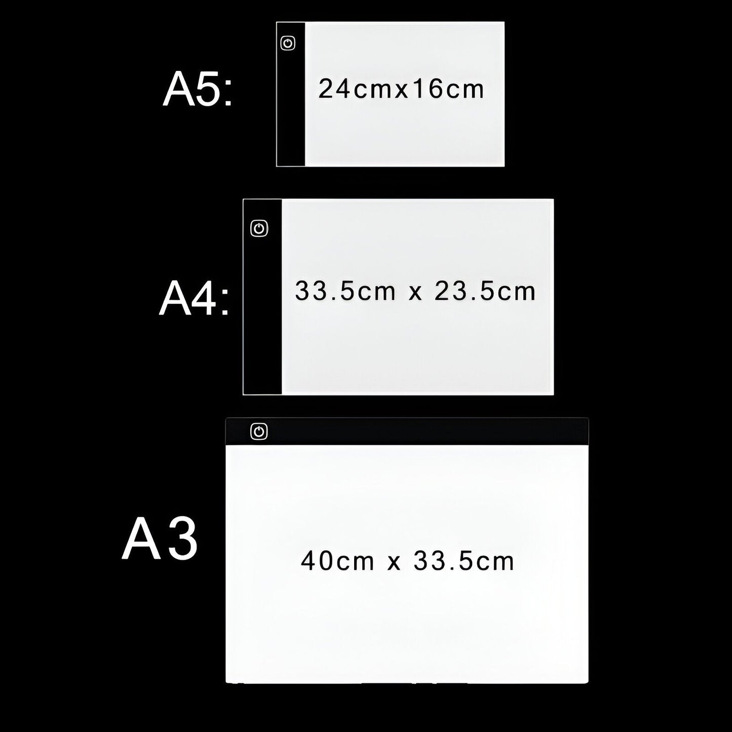 Portable LED Light Box for Tracing and Drawing