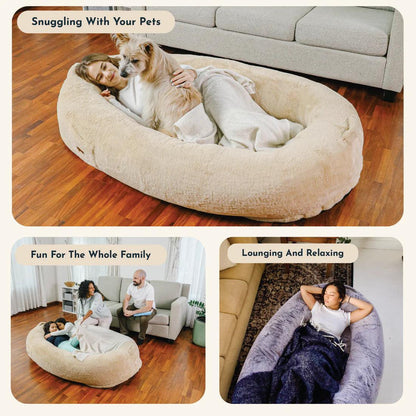 Cozy Double Pet Bed for Dogs