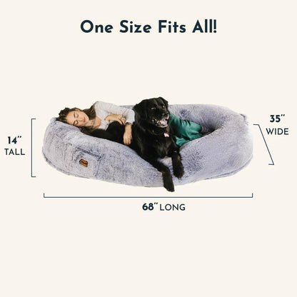 Cozy Double Pet Bed for Dogs