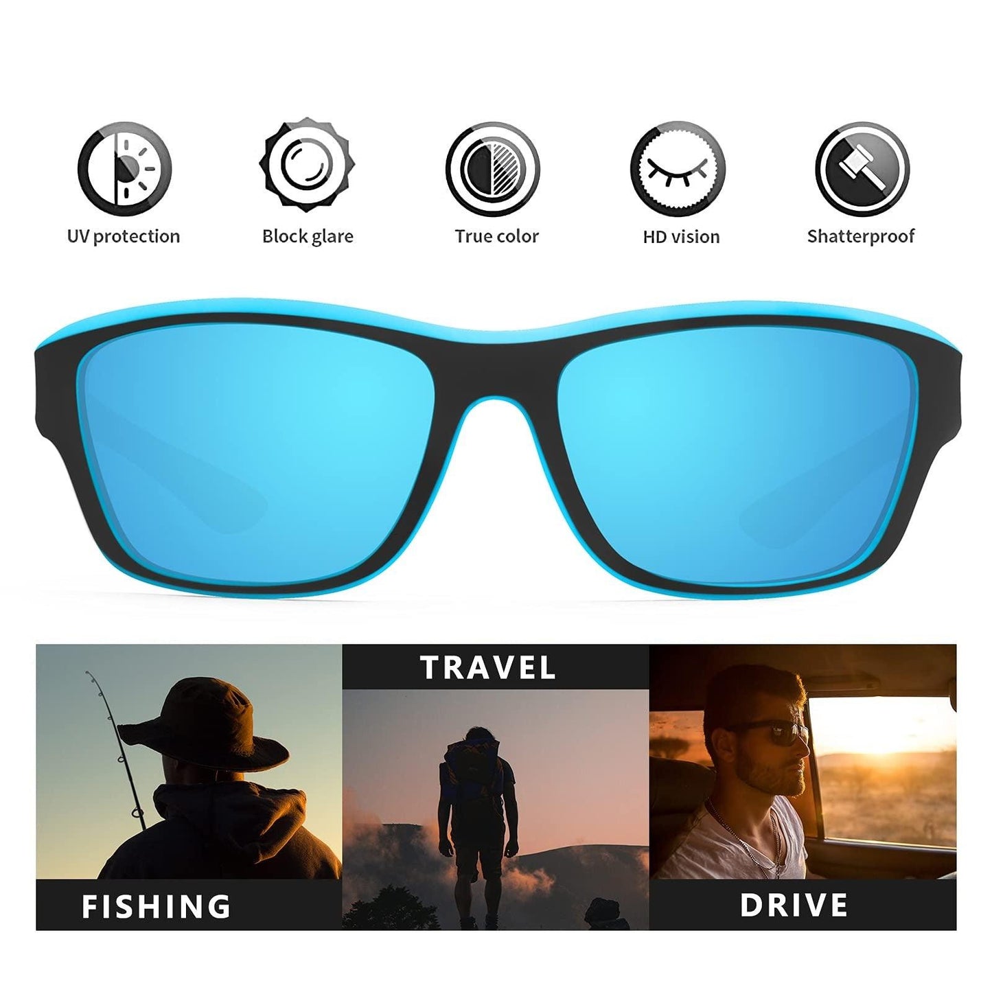 High Performance Athletic Polarized Sunglasses