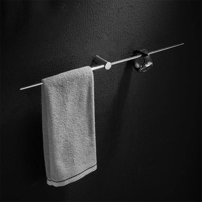 Stylish Chrome Towel Bar For Modern Bathrooms