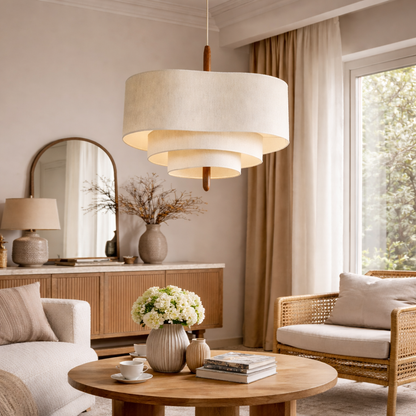 Elegant Textile Pendant Lamp for Modern Home Decor