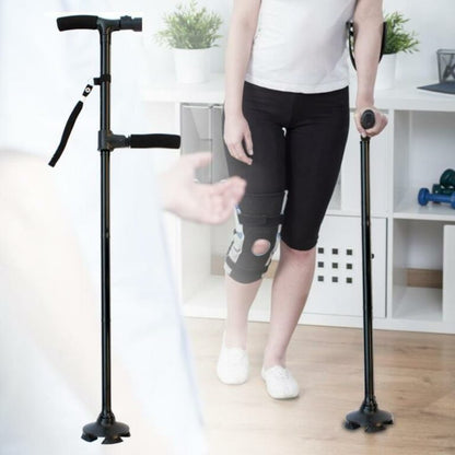 Portable LED Folding Walking Stick for Daily Support