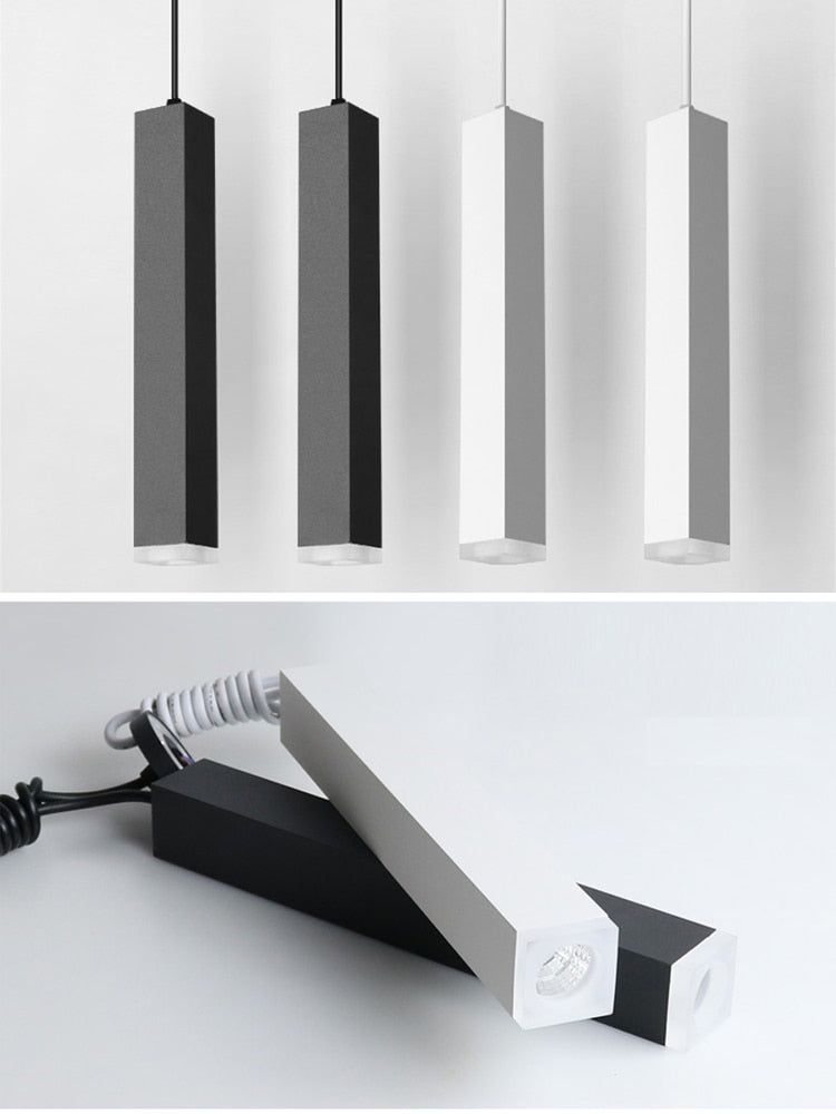 Modern Dimmable Aluminum LED Pendant Light Fixture