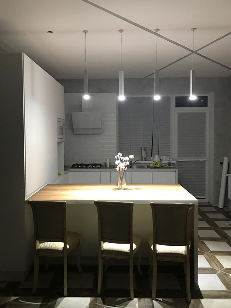 Modern Dimmable Aluminum LED Pendant Light Fixture